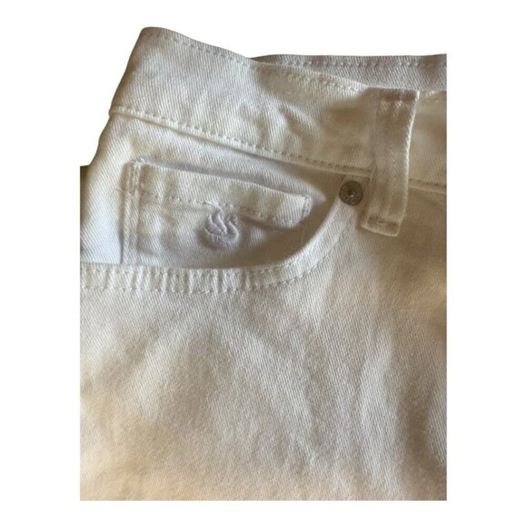 Gloria Vanderbilt Amanda Cropped Jeans~Size 6~White Embroidery Detail ~ L10 14 - Picture 8 of 11